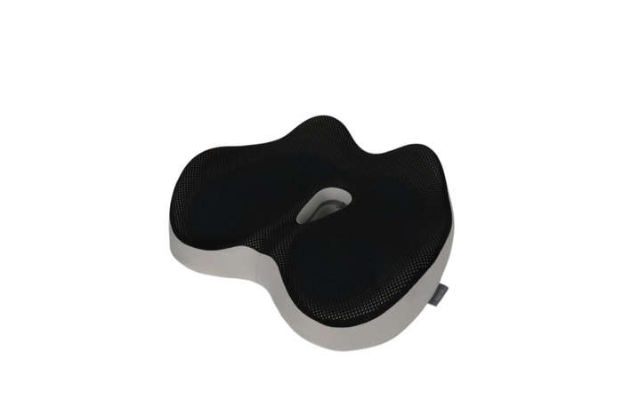 Contoured XL Memory Foam Office Chair Sitting Cushion - Black
