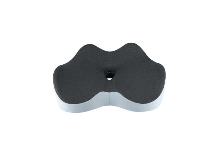 Contoured XL Memory Foam Office Chair Sitting Cushion - Black