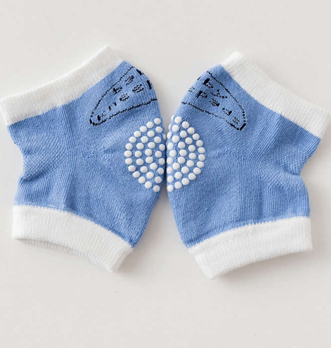 A Pair of Latest Non-Slip Baby Knee Pads - Grey