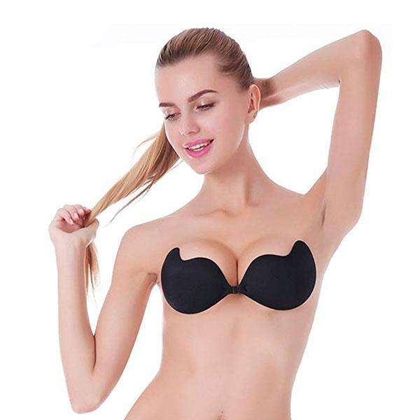 Clip-on Adhesive Invisible Push-up Reusable Butterfly Bra