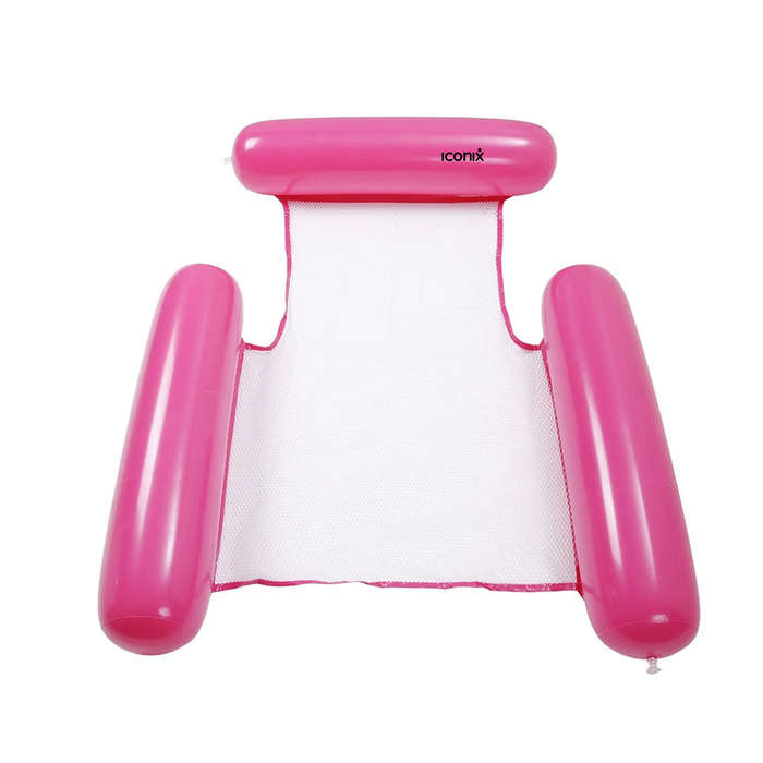Inflatable Pool Hammock Lounger Chair - Hot Pink