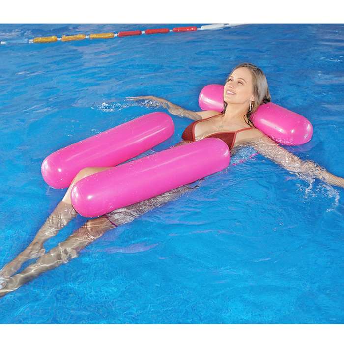 Inflatable Pool Hammock Lounger Chair - Hot Pink