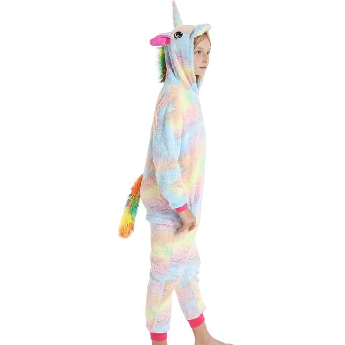 Kids Pastel Patch Glow In The Dark Unicorn Onesie