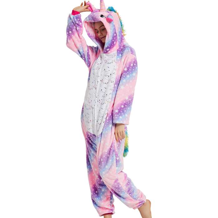 Kids Pink and Purple Pair Unicorn Onesie