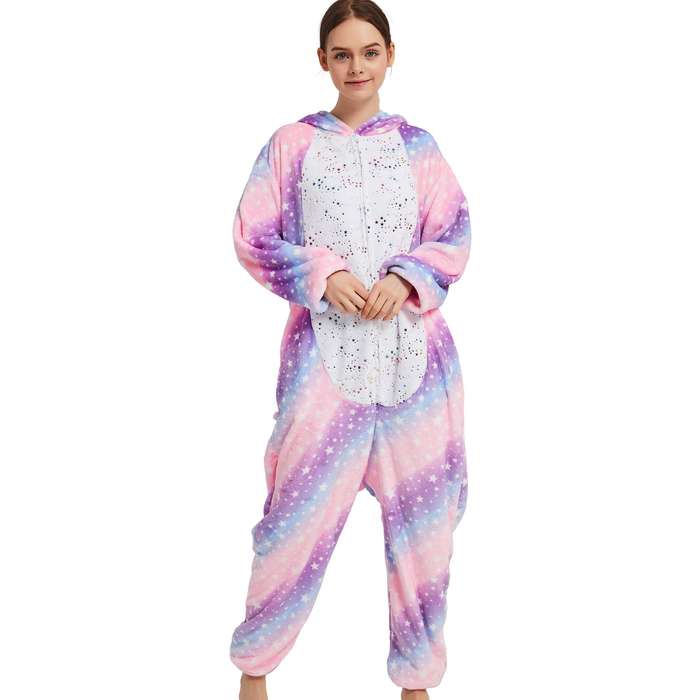 Kids Pink and Purple Pair Unicorn Onesie