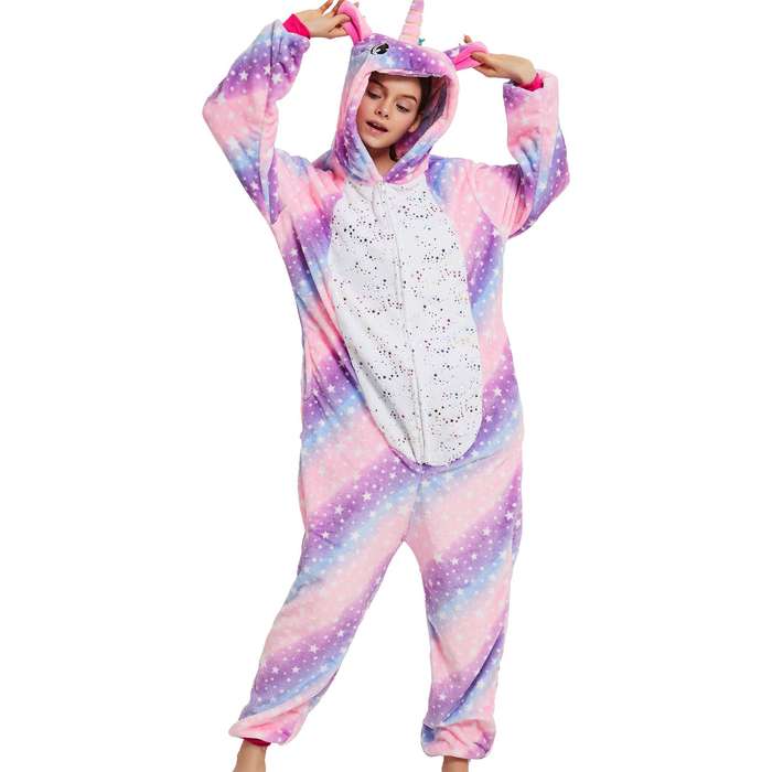 Kids Pink and Purple Pair Unicorn Onesie