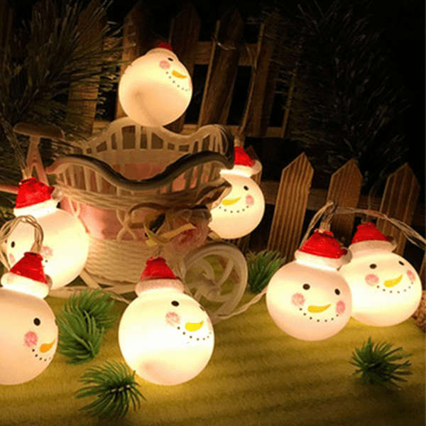 Snowman LED String Lights