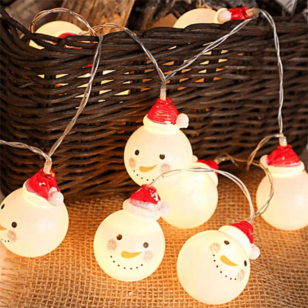 Snowman LED String Lights