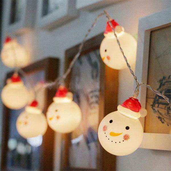Snowman LED String Lights