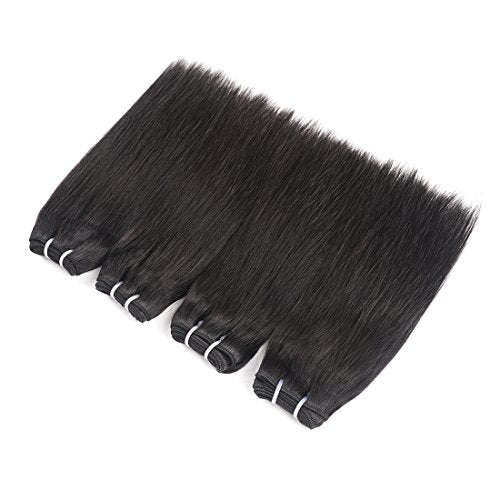 Brazilian Straight Hair 4 Bundles 8" Inch 7a Grade Mink Brazilian Straight Human Hair Weave Bundl...