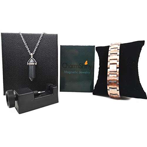 Mens 99.9% Pure Copper Bracelet Magnetic Therapy Health Wristband Jewelry Benefits 3500 Gauss...