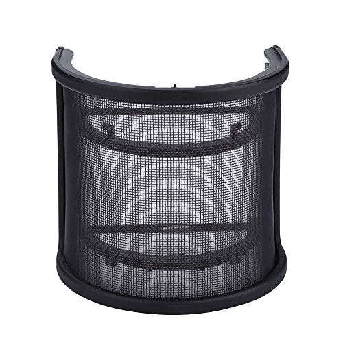 eBerry Microphone Pop Filter, U Shape Mask Metal Mesh and Foam Double Layer Mic Windscreen for St...