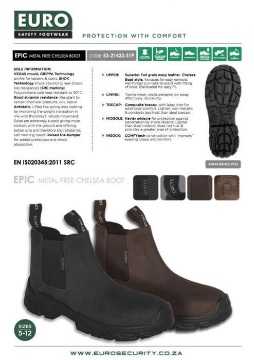 Euro Epic Metal-Free Chelsea Boot