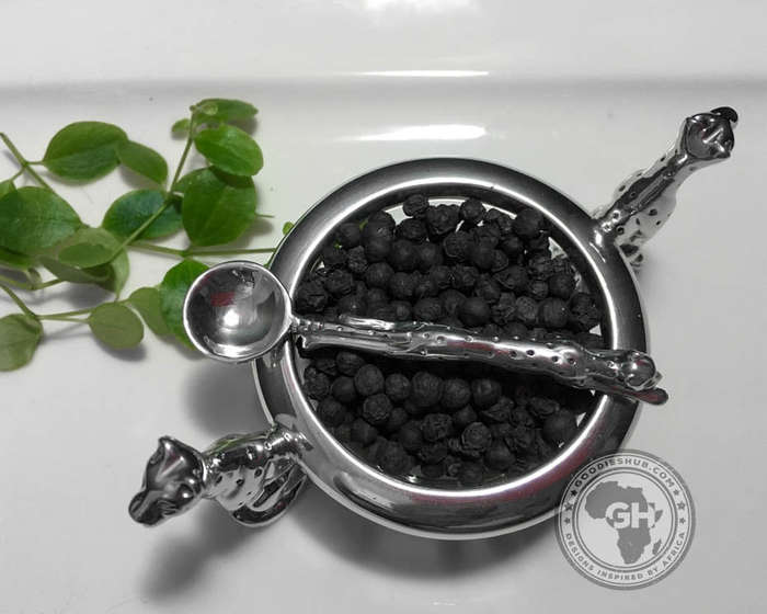 Dish 60mm Double & salt spoon Set  - Cheetah Africa Collection - Diana Carmichael