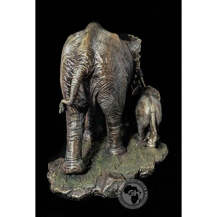 Elephant Bronzed Sculpture - Akilah