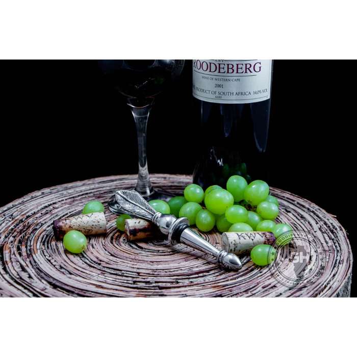 Bottle Stopper 3 Feather - Usiba Lwe Nyoni Collection - Diana Carmichael