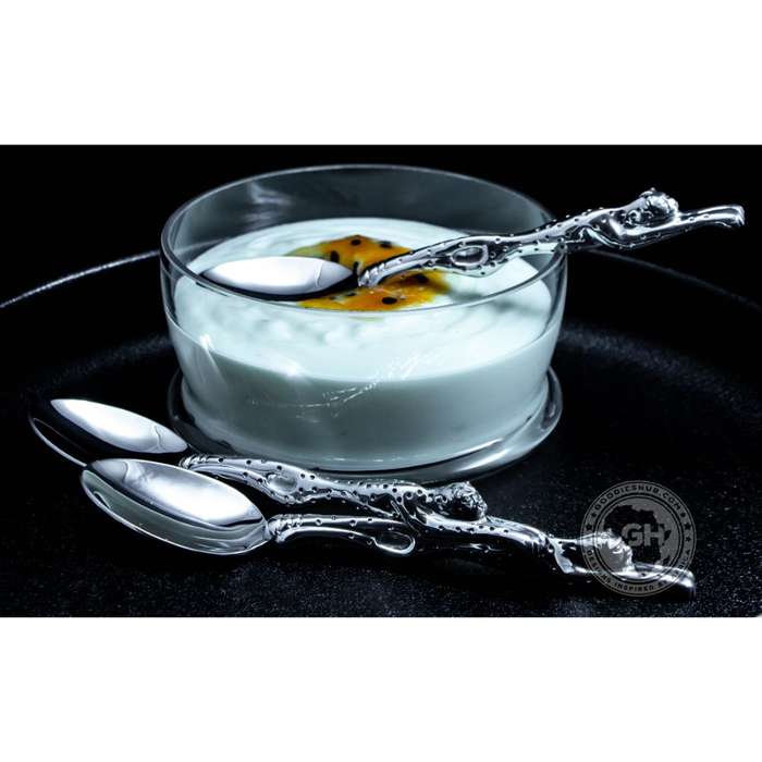 Dessert Spoon Set of 6 - Cheetah Africa Collection - Diana Carmichael