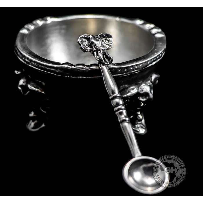 Elephant 3 Legged Bowl & Spoon - Earthangel