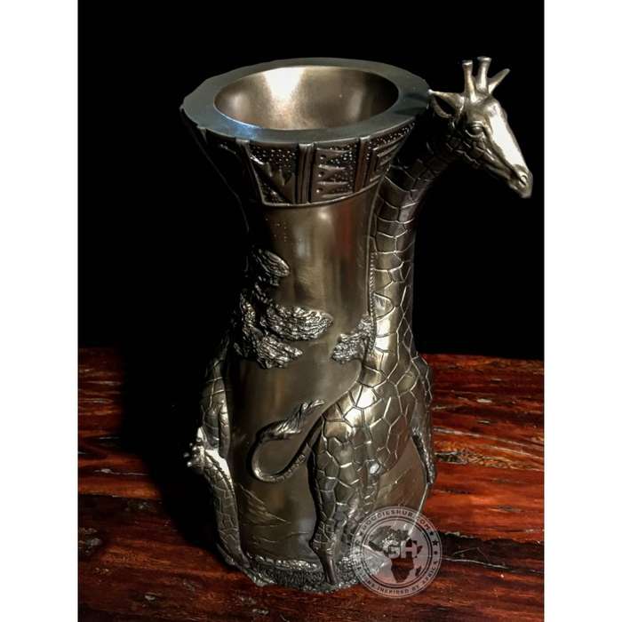 Giraffe Vase - Bronze