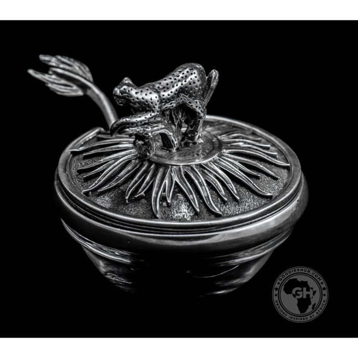 Leopard Lid Bowl And Spoon - Earthangel