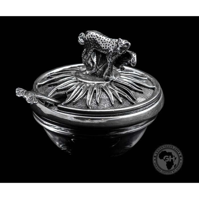 Leopard Lid Bowl And Spoon - Earthangel