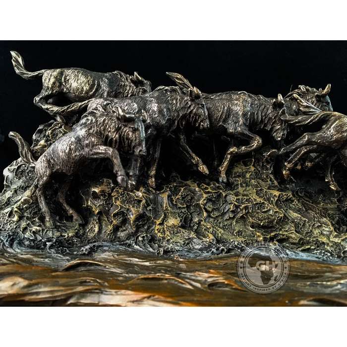 The Great Migration Bronzed Sculpture