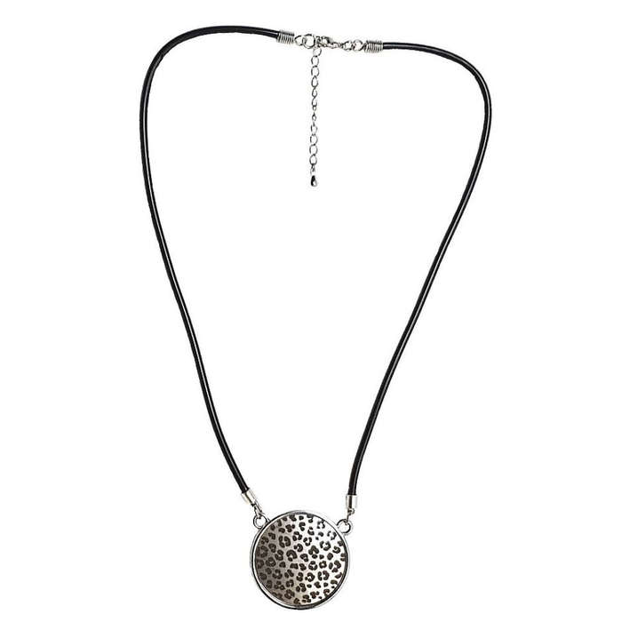 Kauchuk Necklace - Leopard