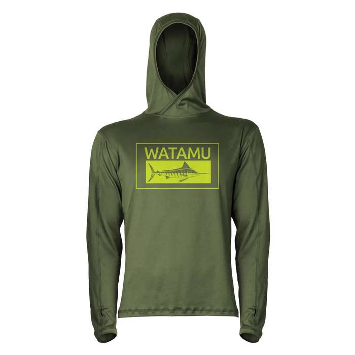 Watamu Olive Performance Hoody Top