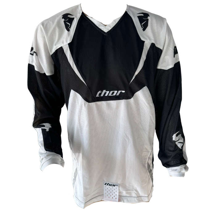 Thor AC Vented Black/White Jersey