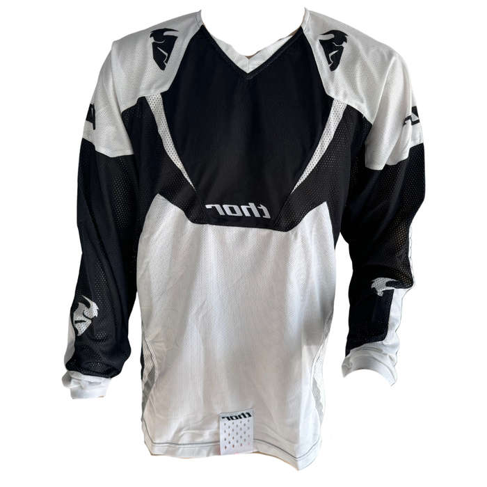 Thor AC Vented Black/White Jersey