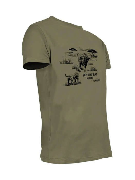 Sniper Africa Khaki Vintage Short Sleeve T-Shirt