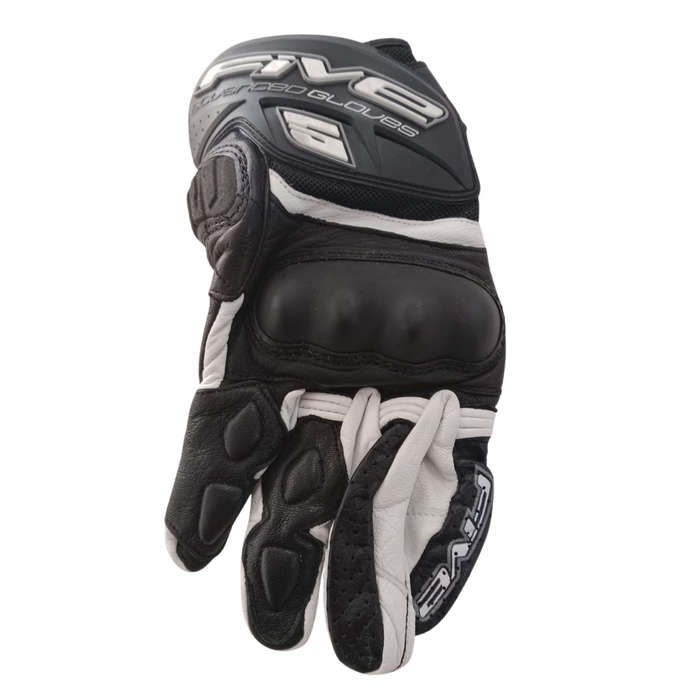 Five Gloves X-Rider Black/White Motorcycle Gloves