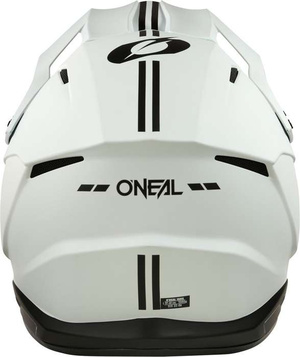 O'Neal 1S V.25 Solid White Helmet