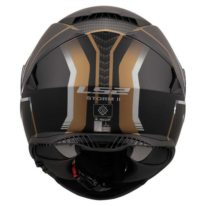 LS2 FF800 Storm II Track Matt Black/Gold Helmet