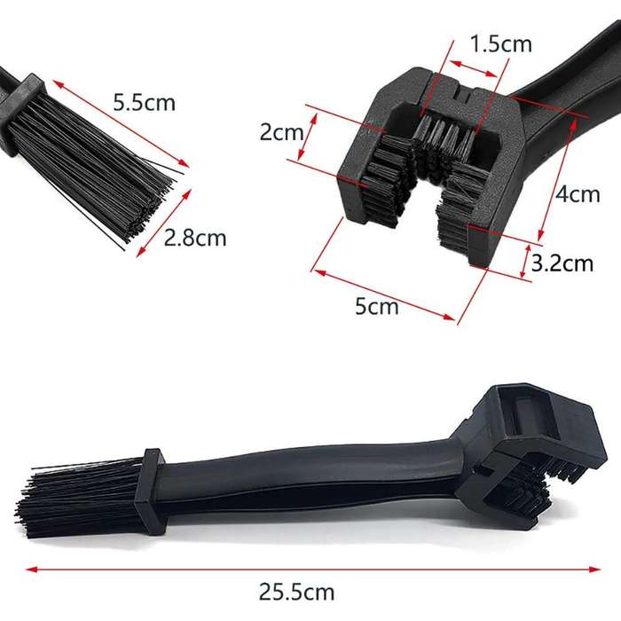 REVV-EM® Motorcycle Chain Cleaning Brush