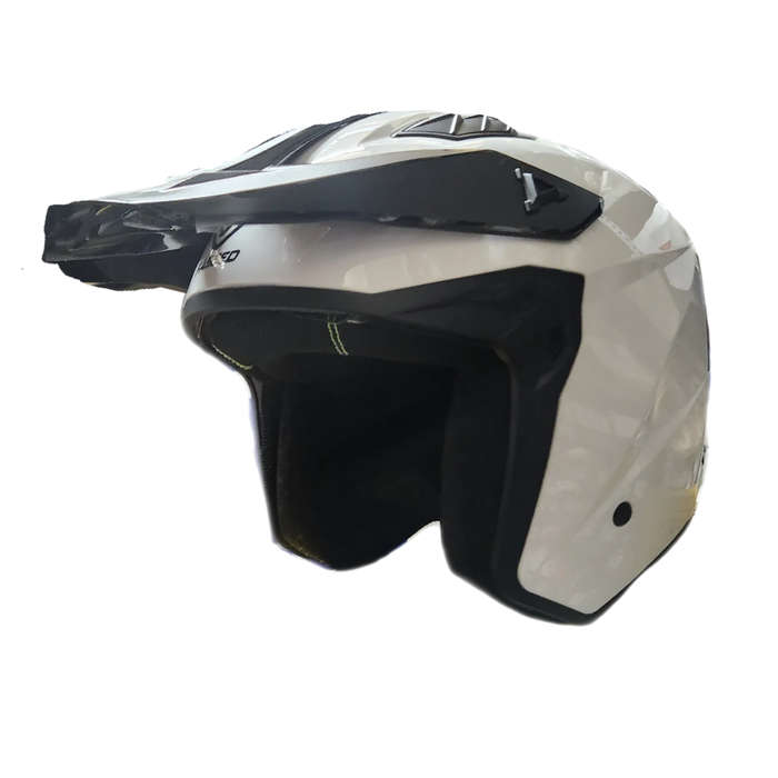 Faseed FS-X1 Open Face White Helmet