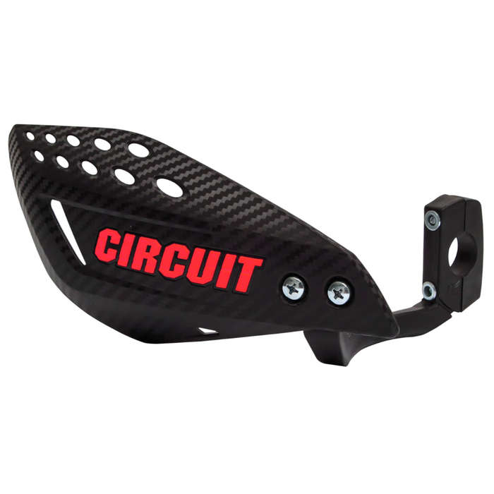 Circuit Equipment Carbon/Fluo Red Handguards