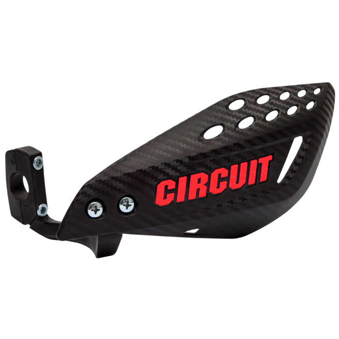 Circuit Equipment Carbon/Fluo Red Handguards