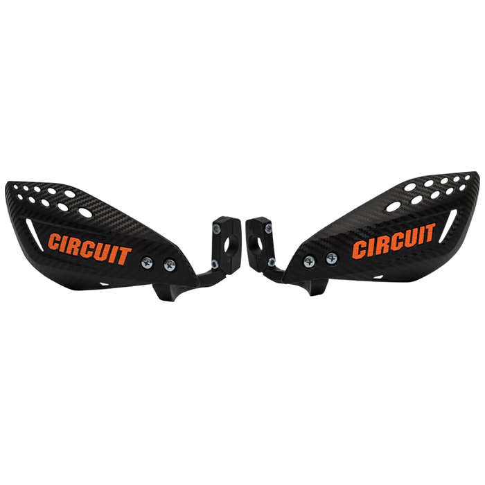 Circuit Equipment Carbon/Orange Handguards