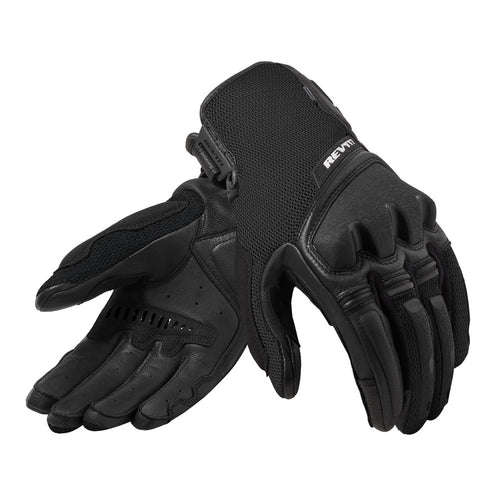 REV'IT! Duty Black Woman's Motorcycle Gloves