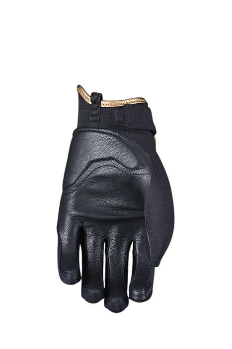Five Gloves Flow Black/Copper Woman's Motorcycle Gloves