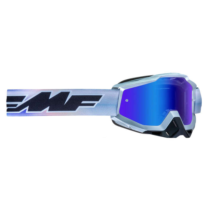 FMF PowerBomb Afterburn Blue Mirror Goggle