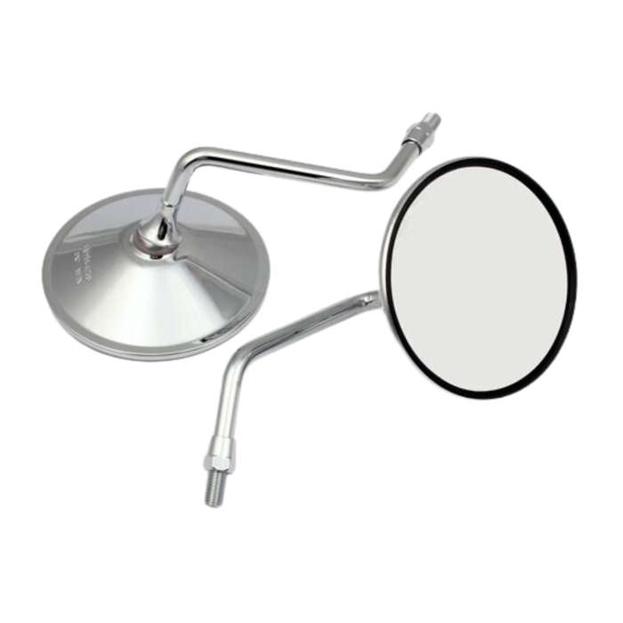 Rotracc Round Classic Chrome Mirrors