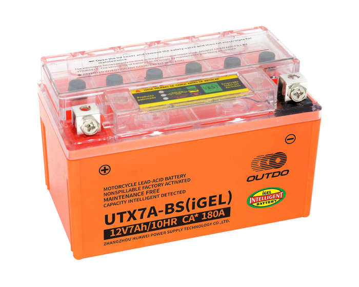 OUTDO UTX7A-BS 12V 7Ah (iGEL) Intelligent Gel Battery