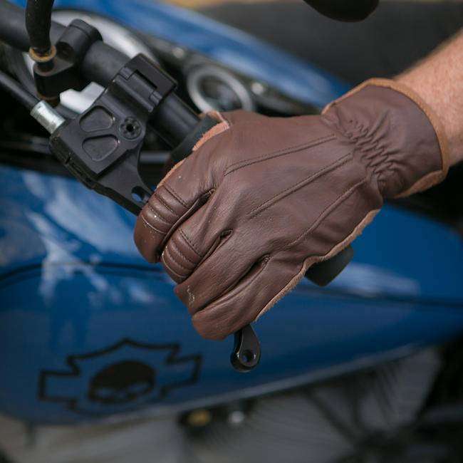 BILTWELL Work Chocolate Motorcycle Gloves