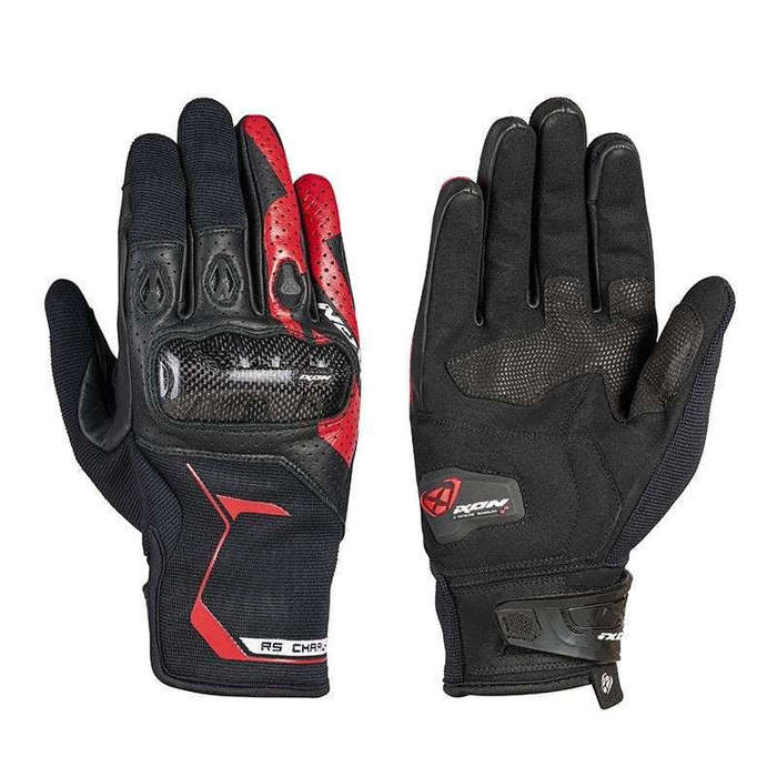 Ixon RS Charly Black/Red Motorcycle Gloves
