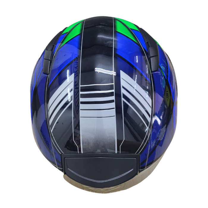 Faseed FS-816 14-1 Multi Green/Blue Helmet