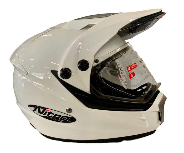 Pre-Loved (USED) Nitro MX450 White Helmet (M)