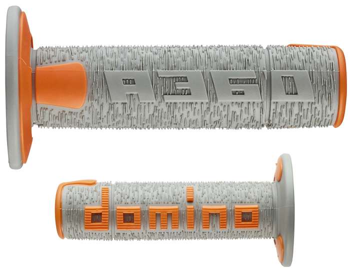 Domino A360 Grey/Orange MX Grips