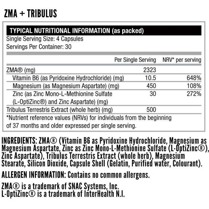 Nutritech ZMA + TRIB